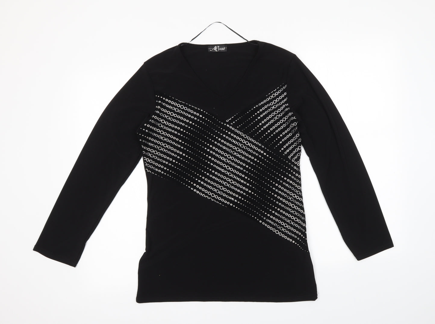 must Womens Black   Basic Blouse Size M