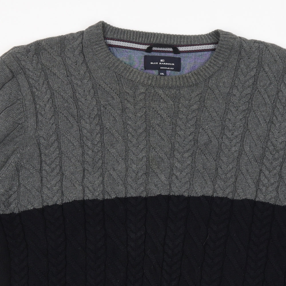 Marks and Spencer Mens Grey   Pullover Jumper Size 2XL