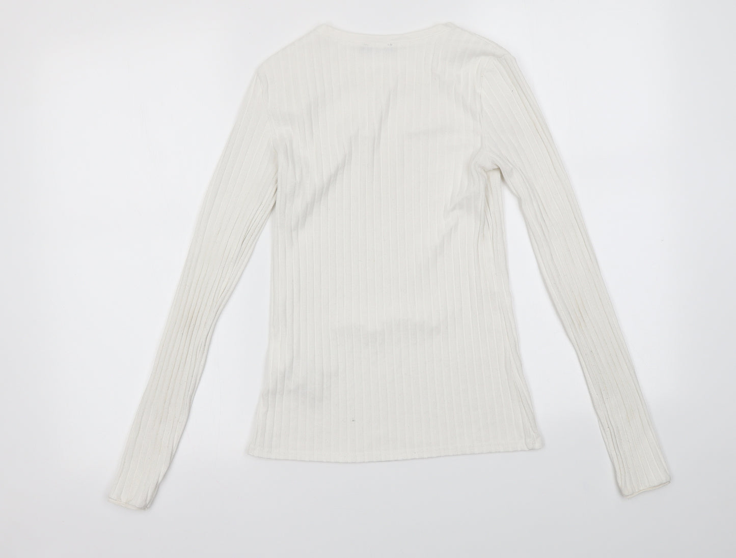 Zara Womens White   Basic T-Shirt Size S