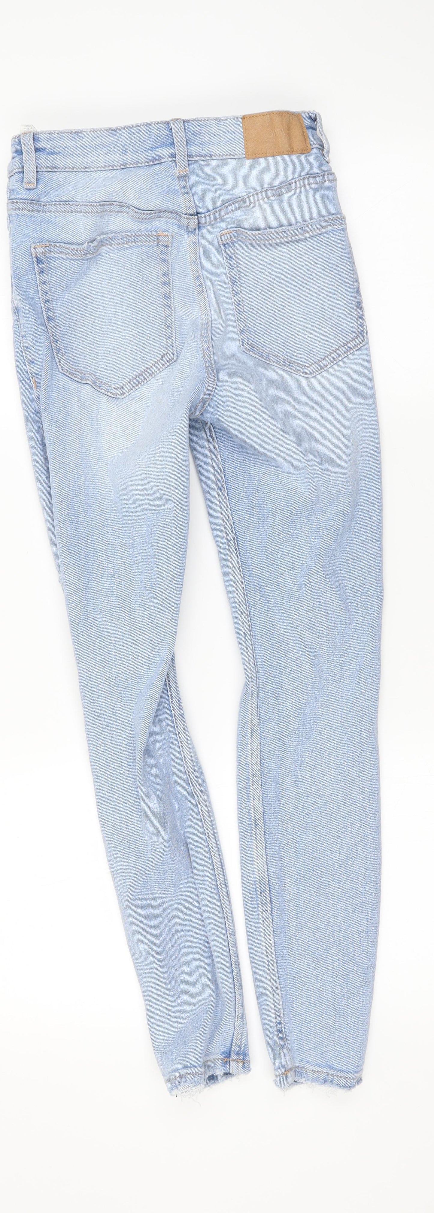Zara Womens Blue   Skinny Jeans Size 8 L26 in