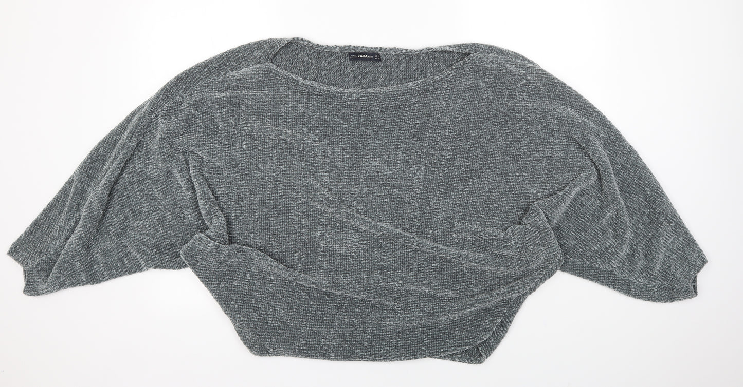 Zara Womens Green   Pullover Jumper Size S