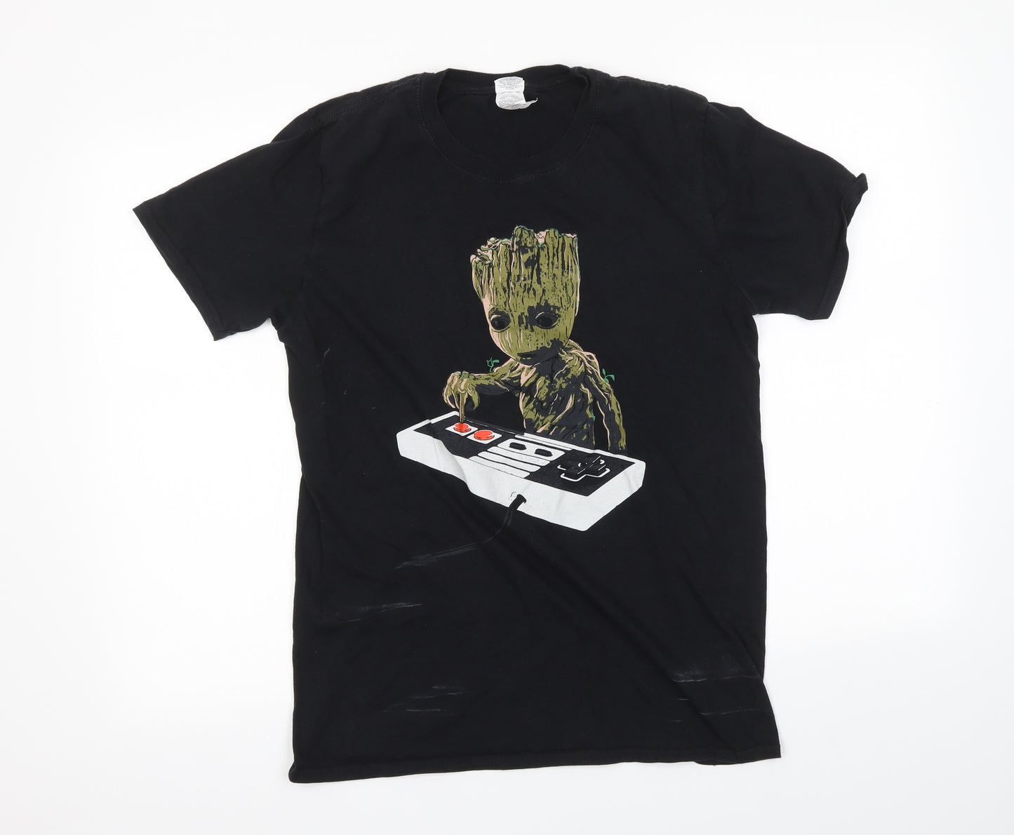 Gildan Mens Black    T-Shirt Size M