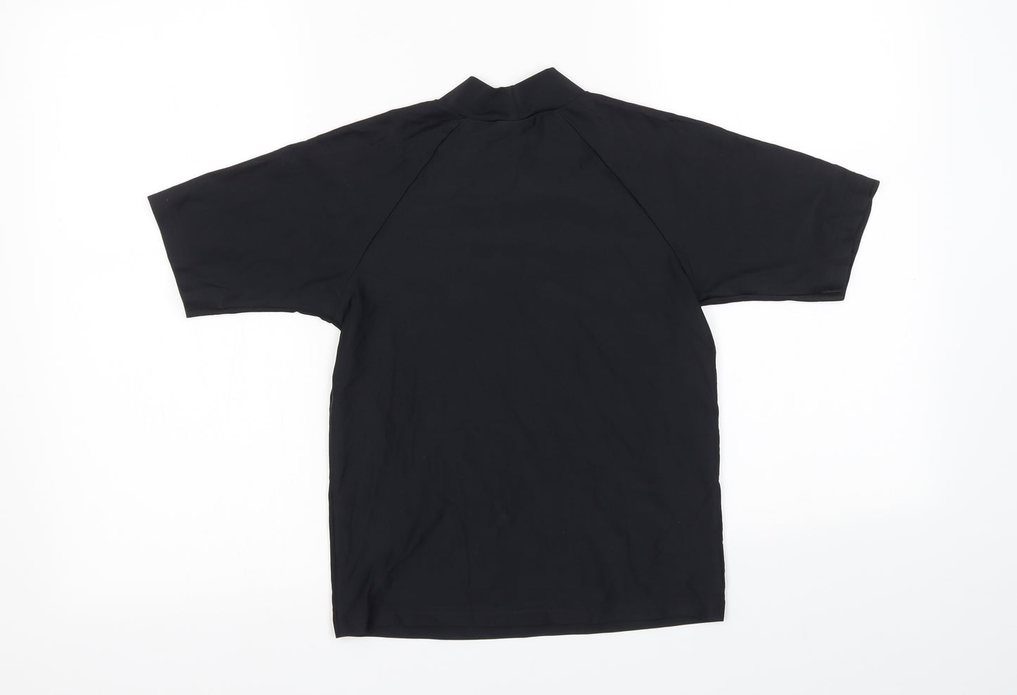 Wave Zone Boys Black   Basic T-Shirt Size 10 Years