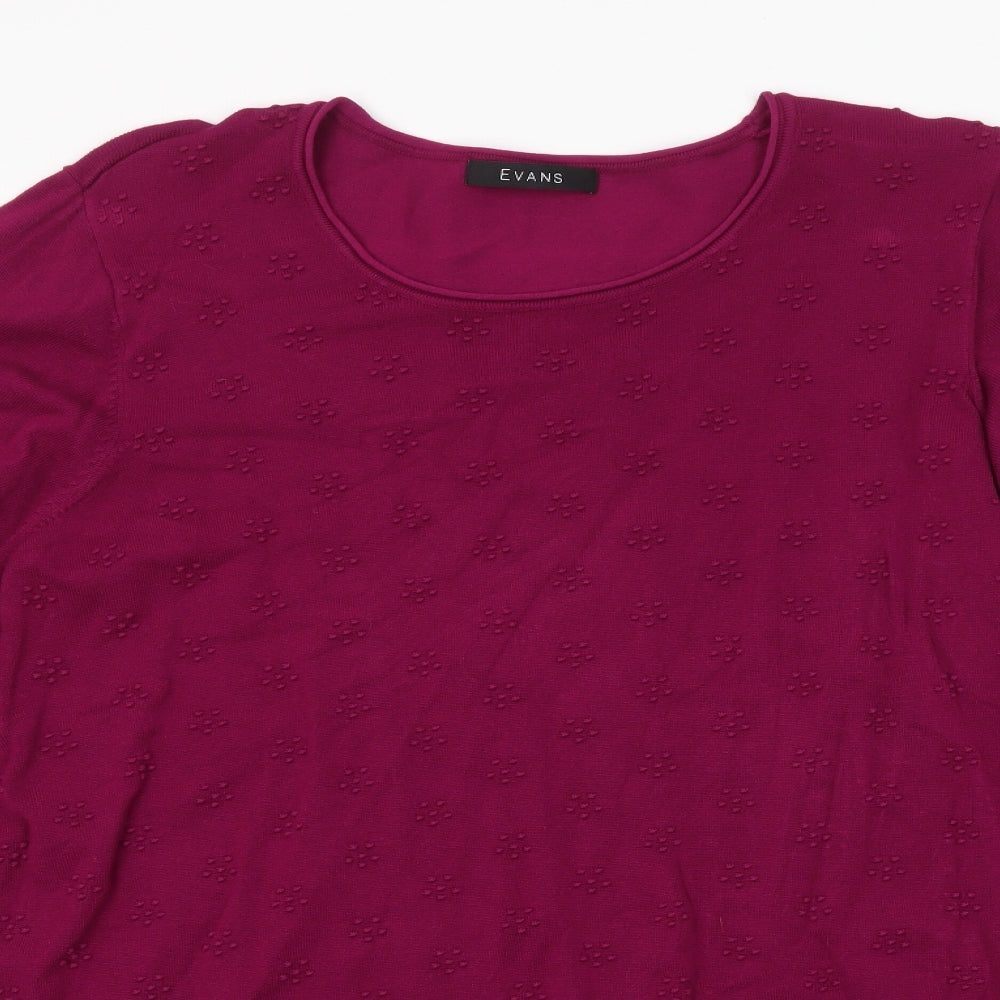 Preworn Womens Purple   Pullover Jumper Size 32