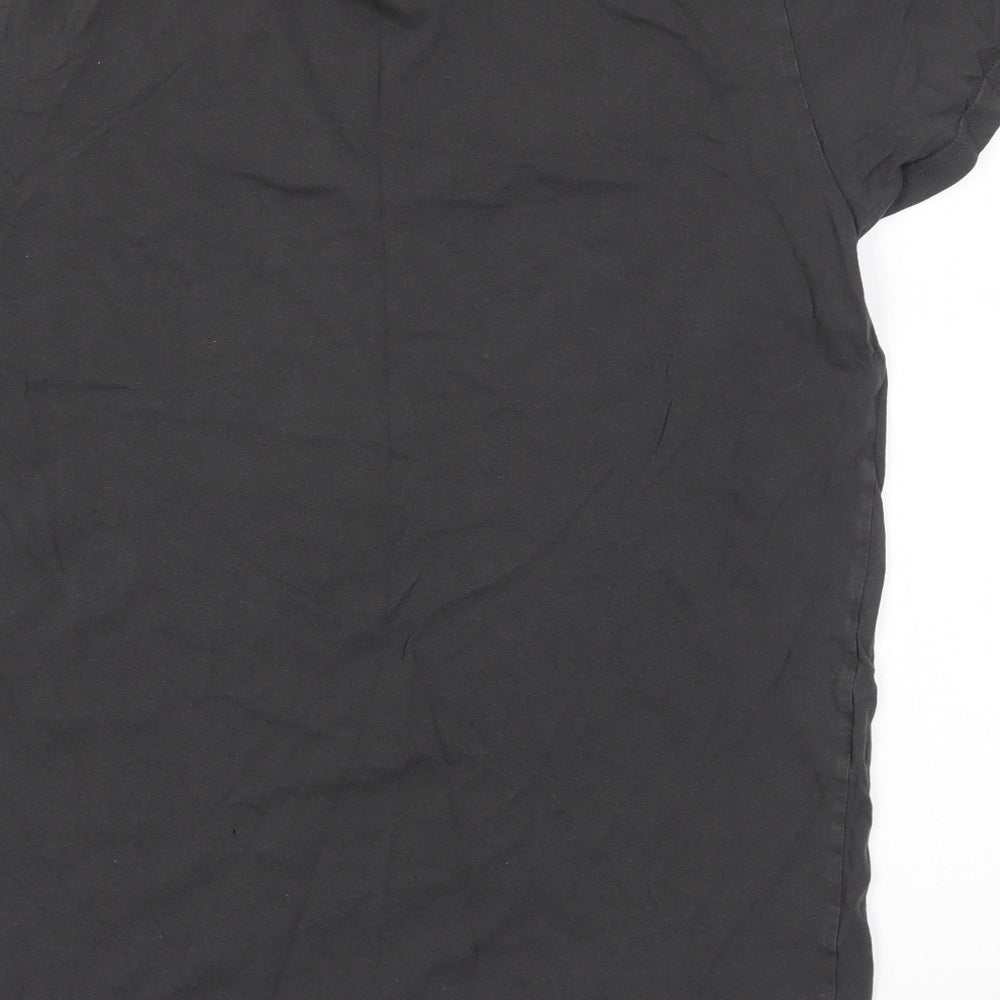 Cedar Wood State Mens Grey    T-Shirt Size M  - Man of Steel
