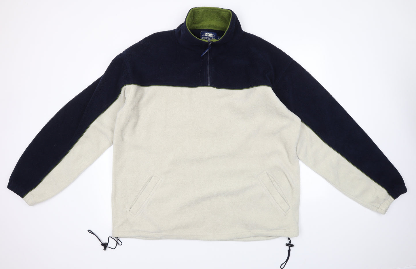 henly storm Mens Multicoloured  Fleece Pullover Jumper Size XL