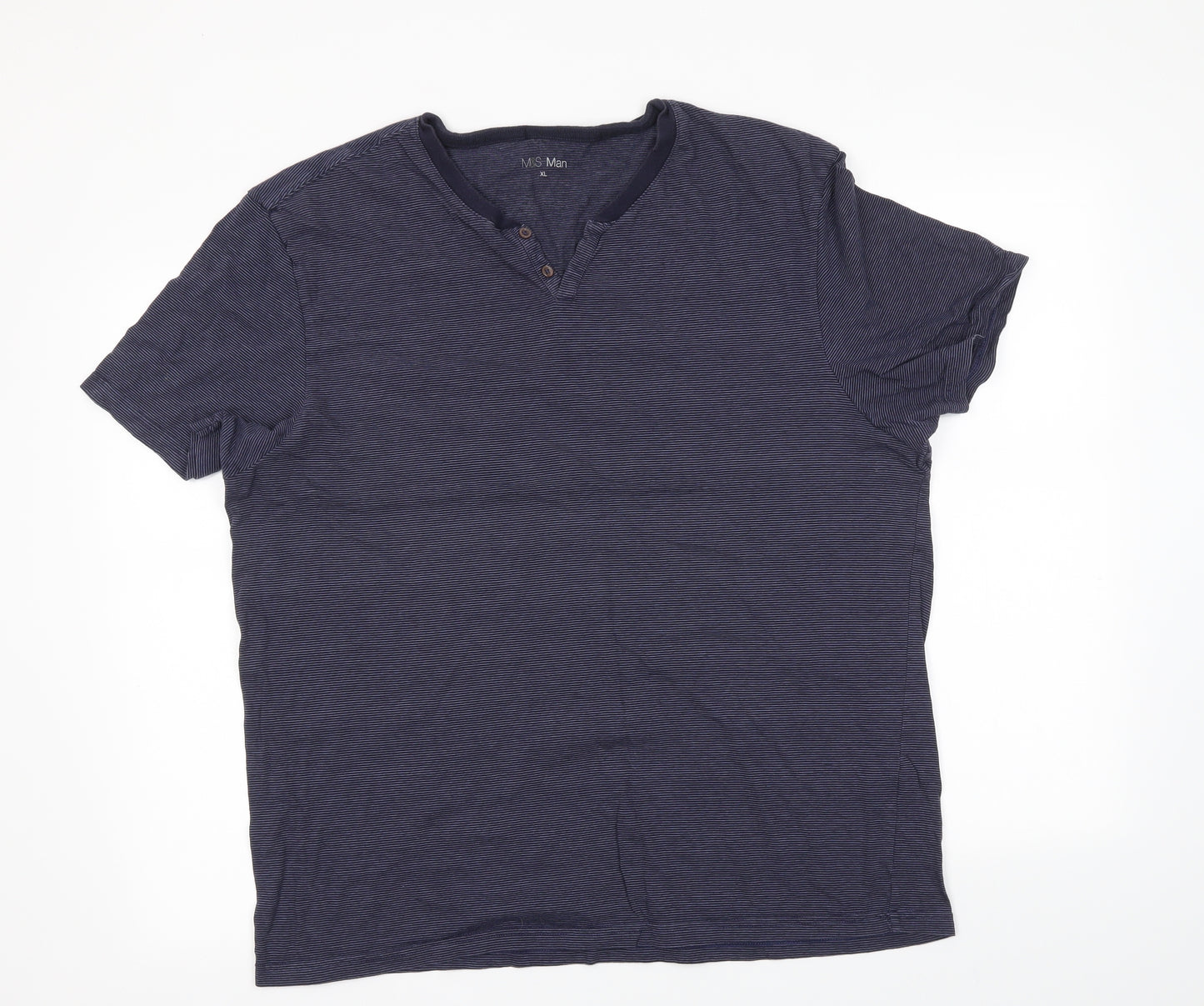 Marks and Spencer Mens Blue    T-Shirt Size XL