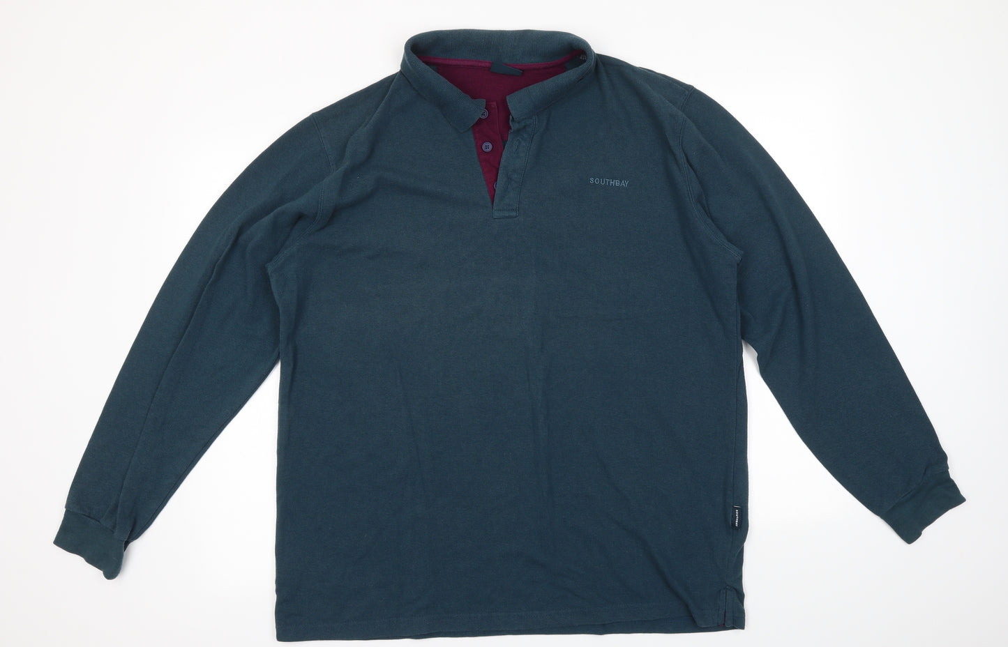 South Bay Mens Green    Polo Size XL