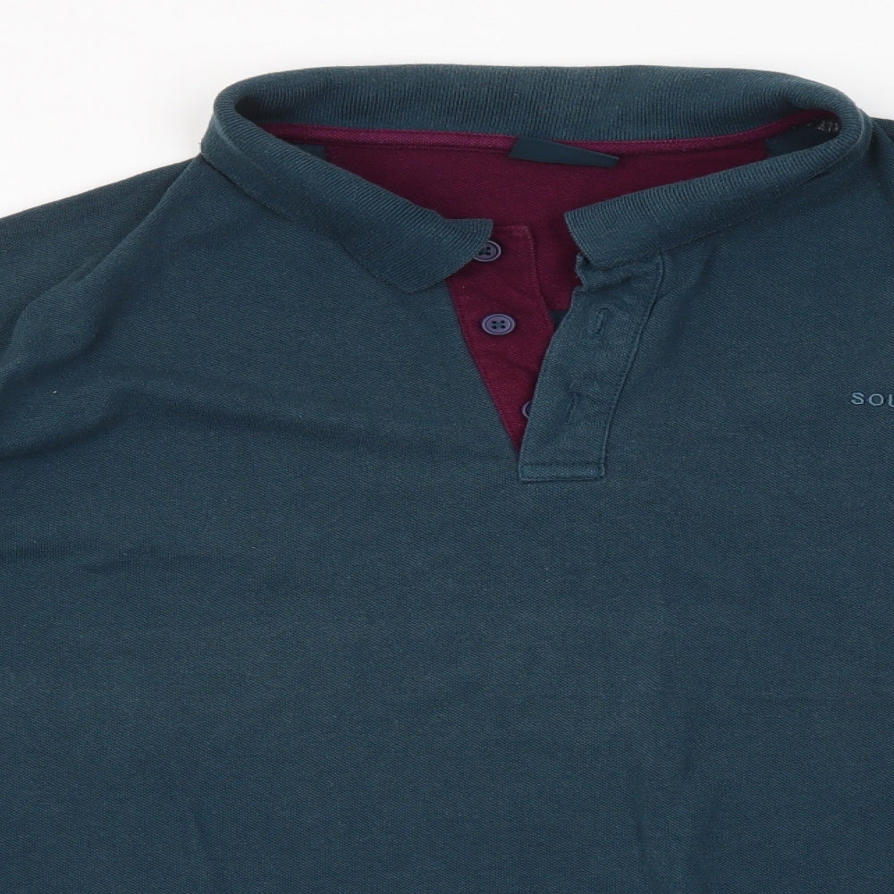 South Bay Mens Green    Polo Size XL