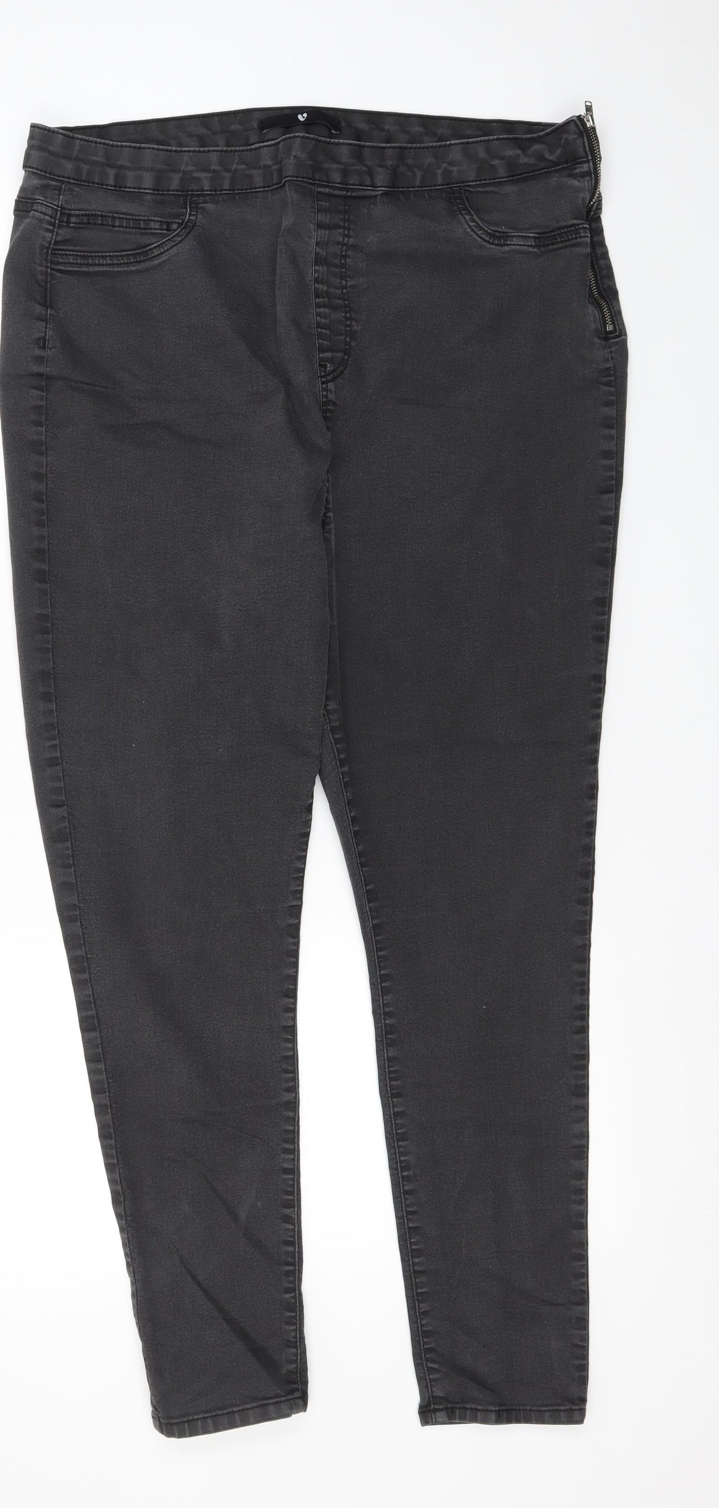 Very Womens Black   Jegging Jeans Size 22 L26 in