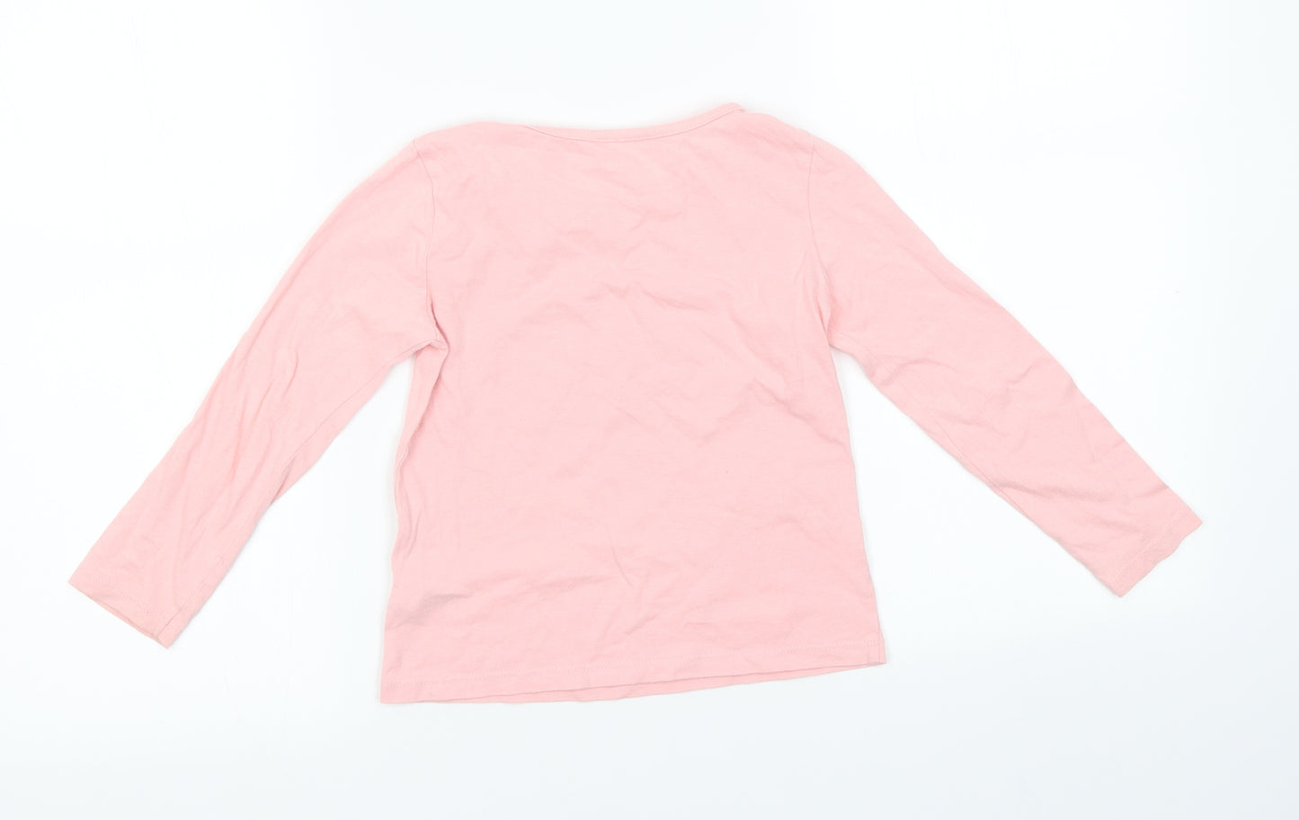 Dunnes Stores Girls Pink   Basic T-Shirt Size 4-5 Years