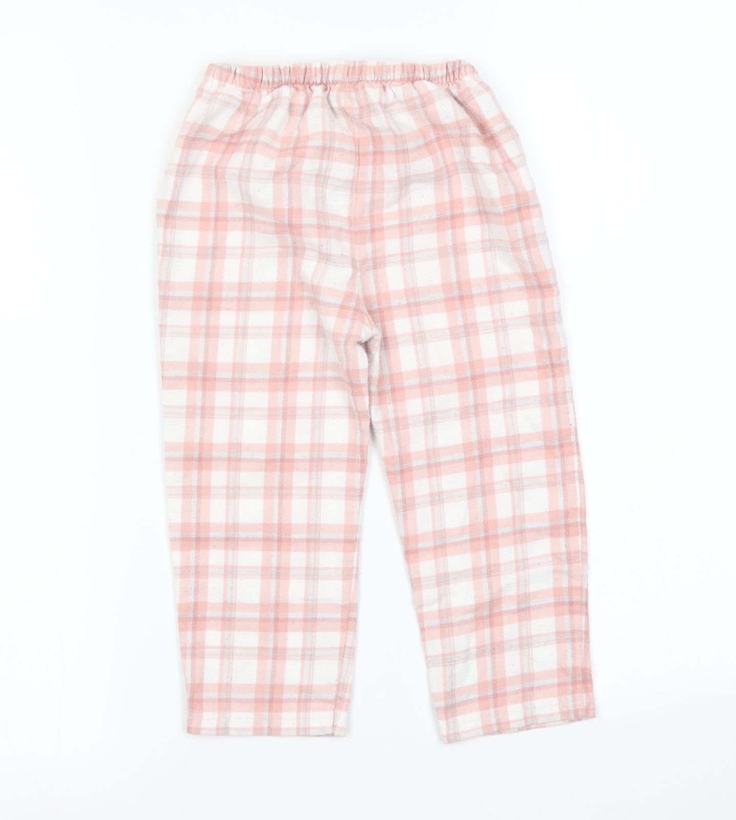 mamas & papas Girls Pink Check  Capri Pyjama Pants Size 2-3 Years