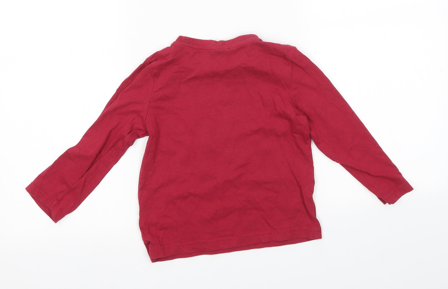 FC Barcelona Boys Red   Basic T-Shirt Size 3-4 Years