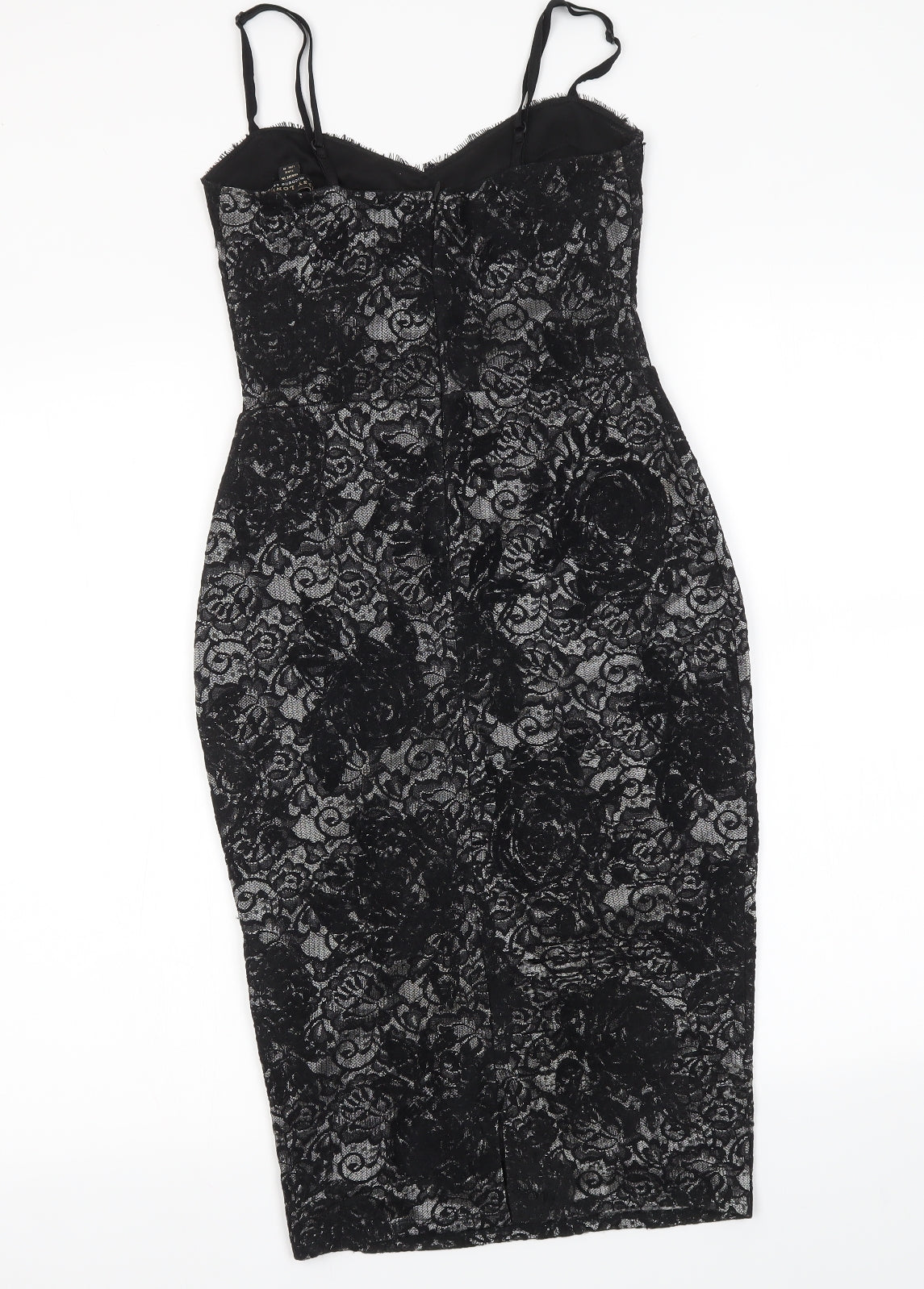 Lipsy Womens Black   Bodycon  Size 8