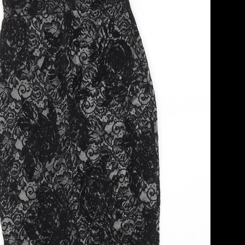Lipsy Womens Black   Bodycon  Size 8