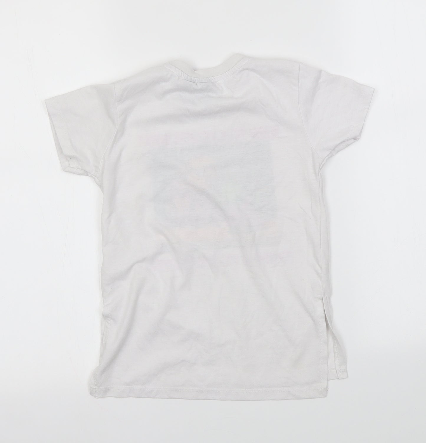 Primark Girls White   Basic T-Shirt Size 7-8 Years  - Disney, Tangled