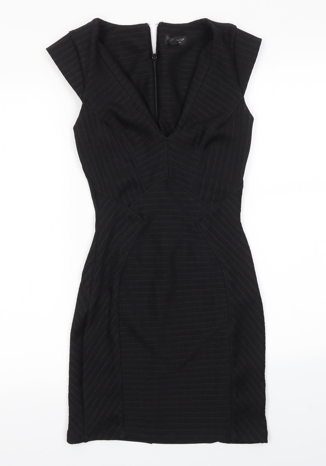 Topshop Womens Black   Bodycon  Size 6