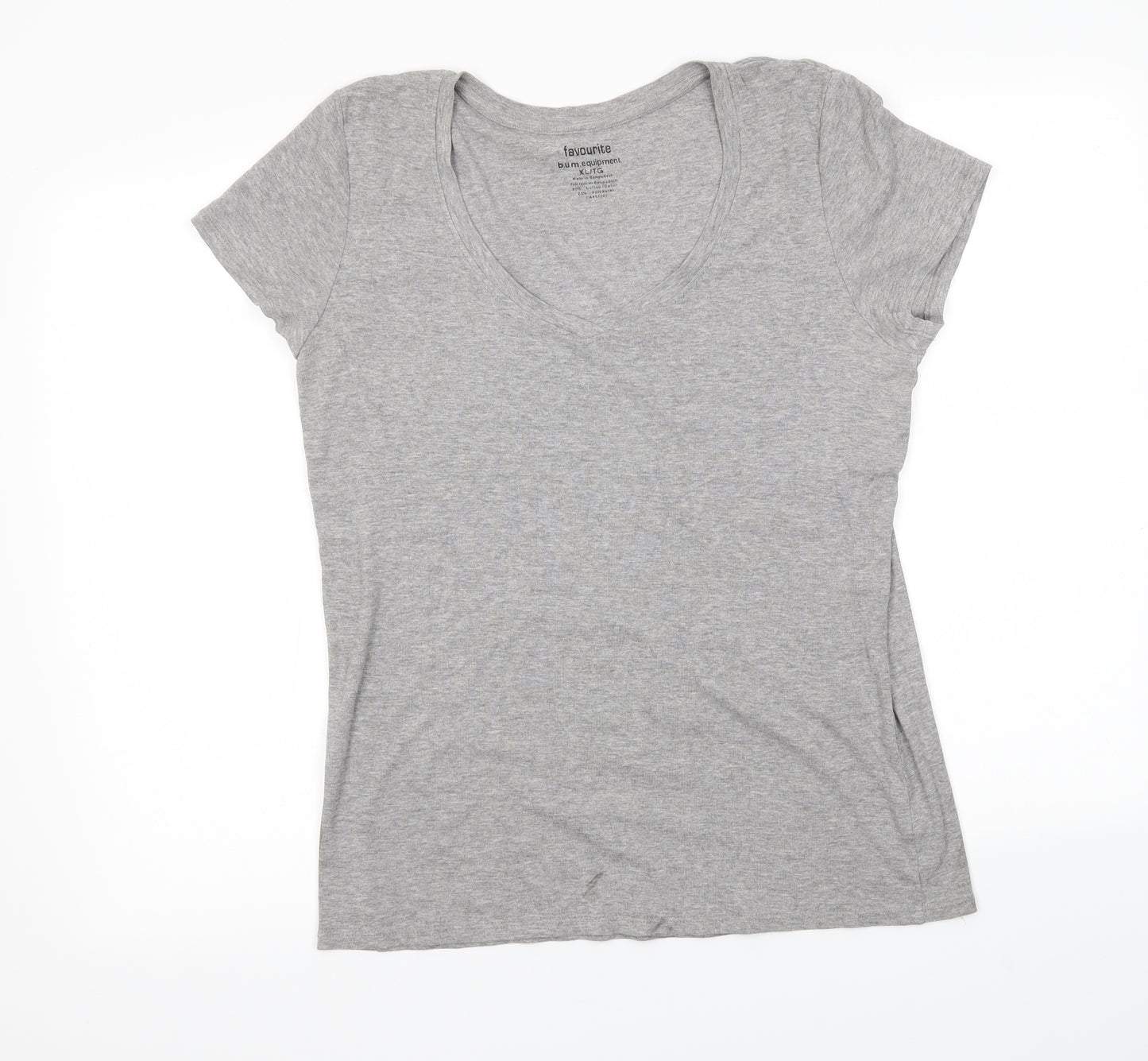 favourite Womens Grey   Basic T-Shirt Size XL