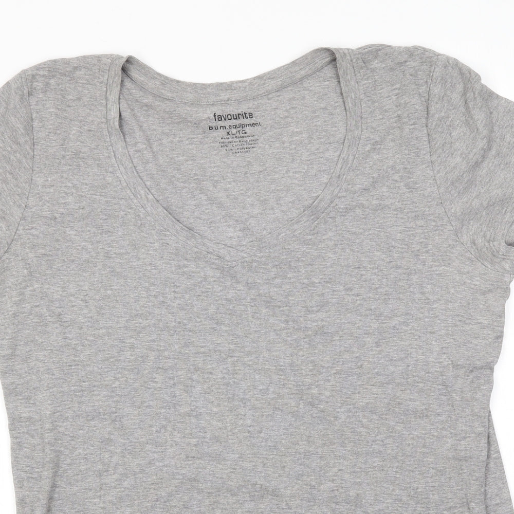 favourite Womens Grey   Basic T-Shirt Size XL