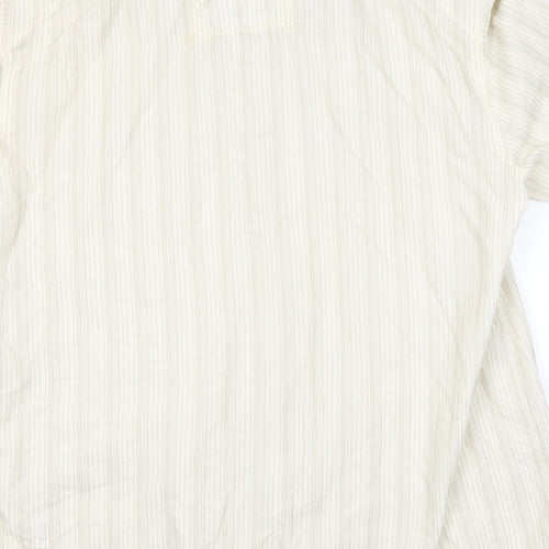 NEXT Mens Beige    Button-Up Size L