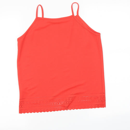 New Look Womens Red   Basic Tank Size 8