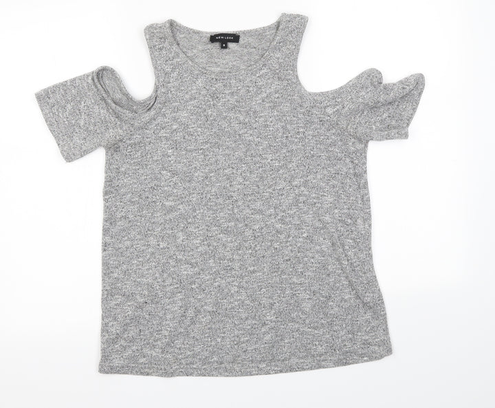 New Look Womens Grey   Pullover Jumper Size 8