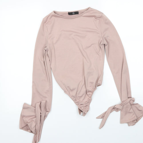 Missguided Womens Pink   Basic Blouse Size 8