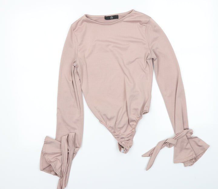 Missguided Womens Pink   Basic Blouse Size 8