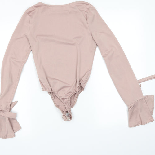 Missguided Womens Pink   Basic Blouse Size 8