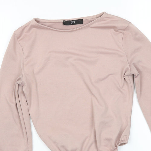 Missguided Womens Pink   Basic Blouse Size 8
