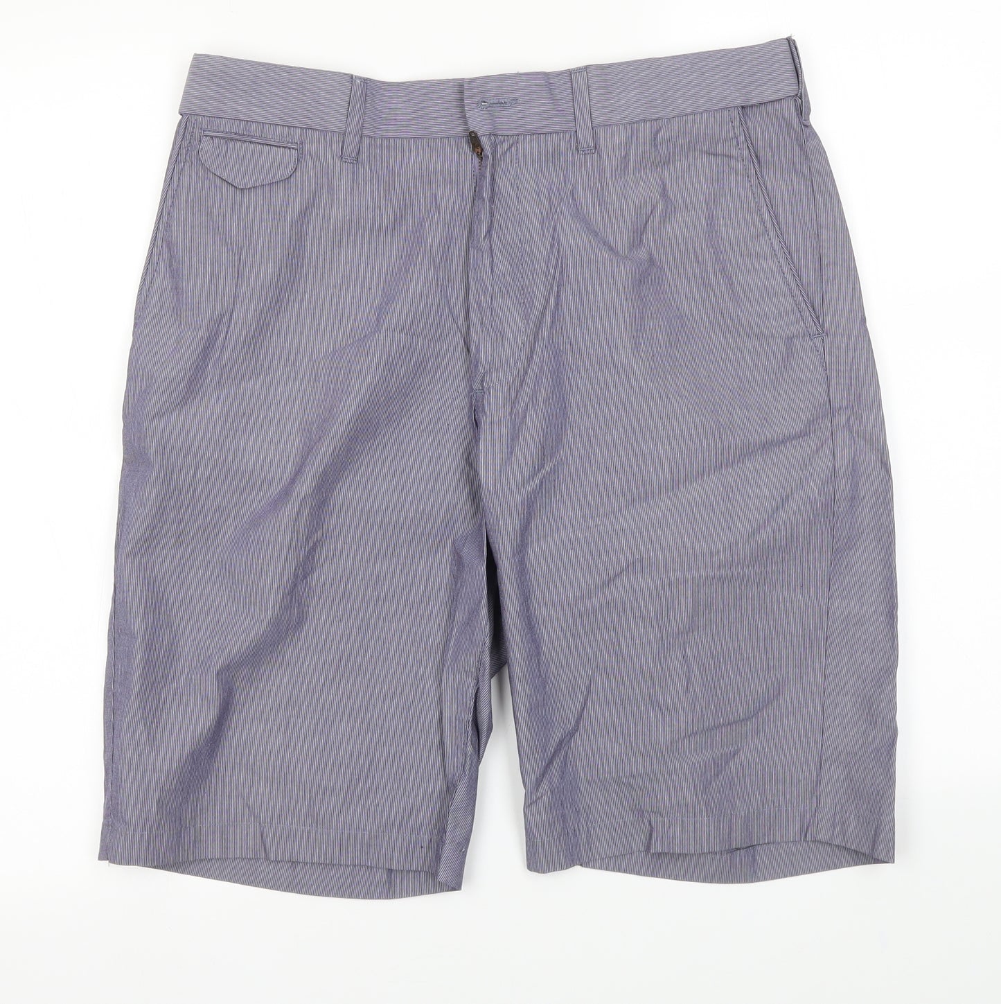 marks and  Mens Purple   Chino Shorts Size 32