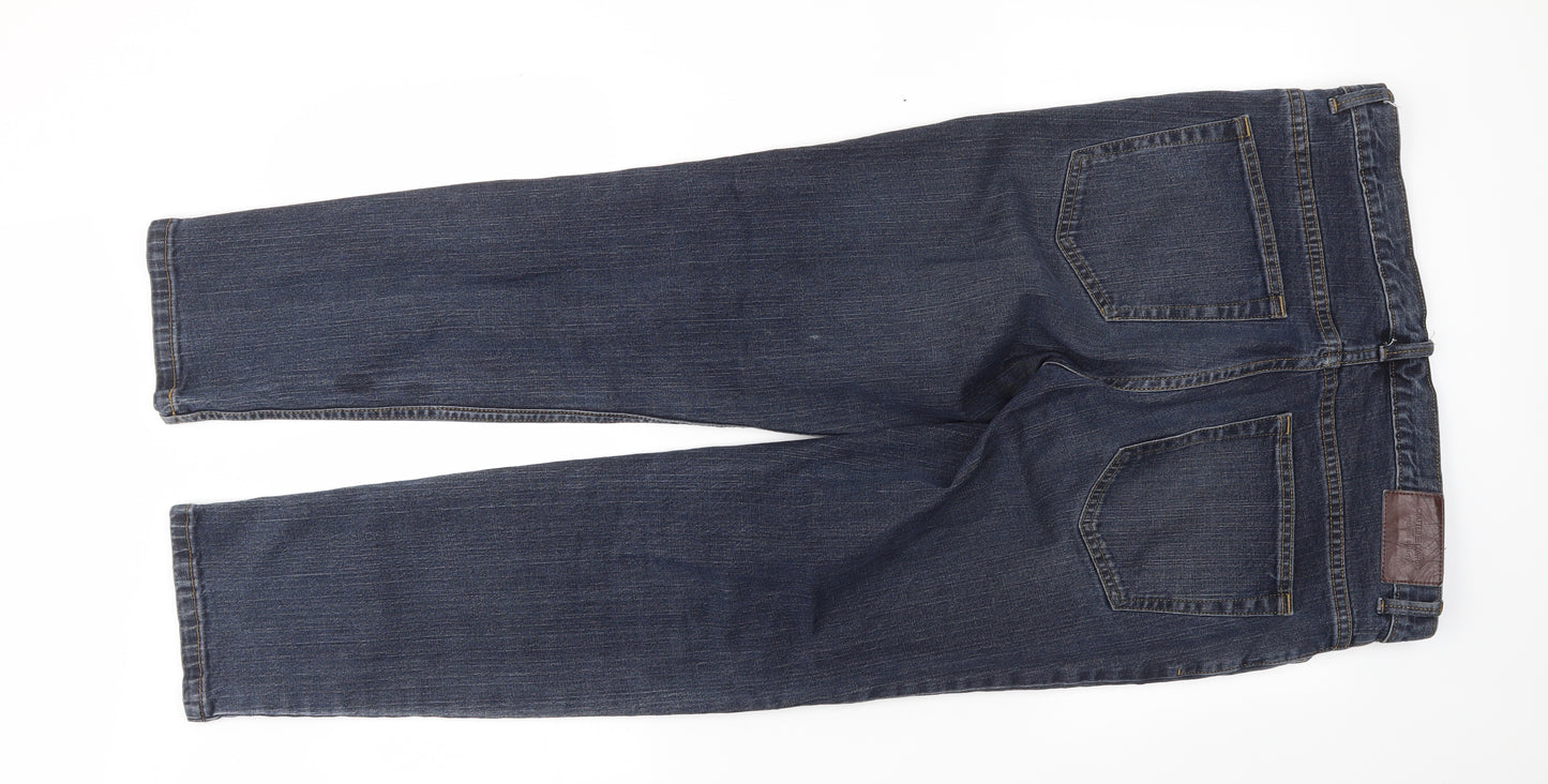 TU Mens Black   Straight Jeans Size 36 L30 in