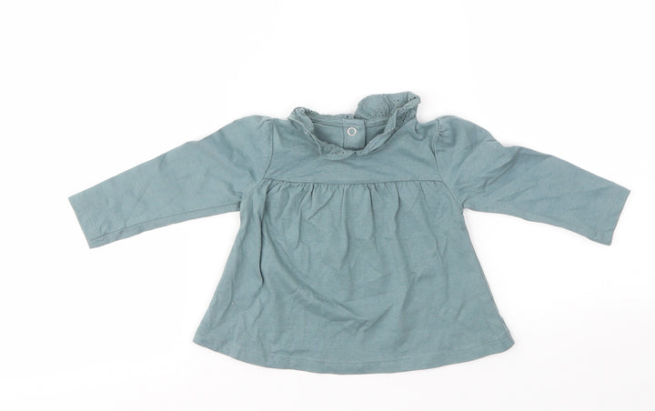 TU Girls Green   Basic T-Shirt Size 3-6 Months
