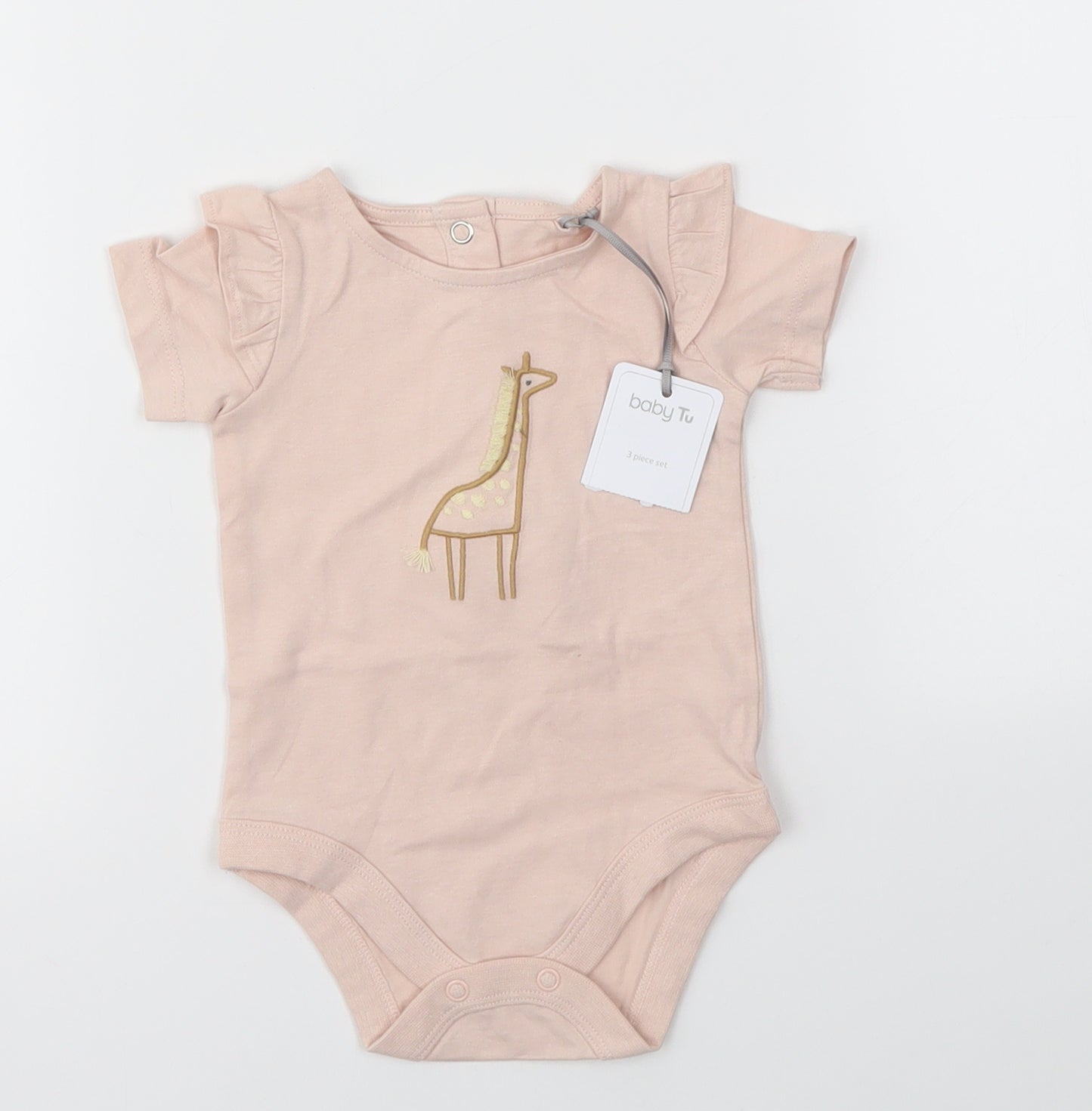 TU Girls Pink   Romper One-Piece Size 0-3 Months