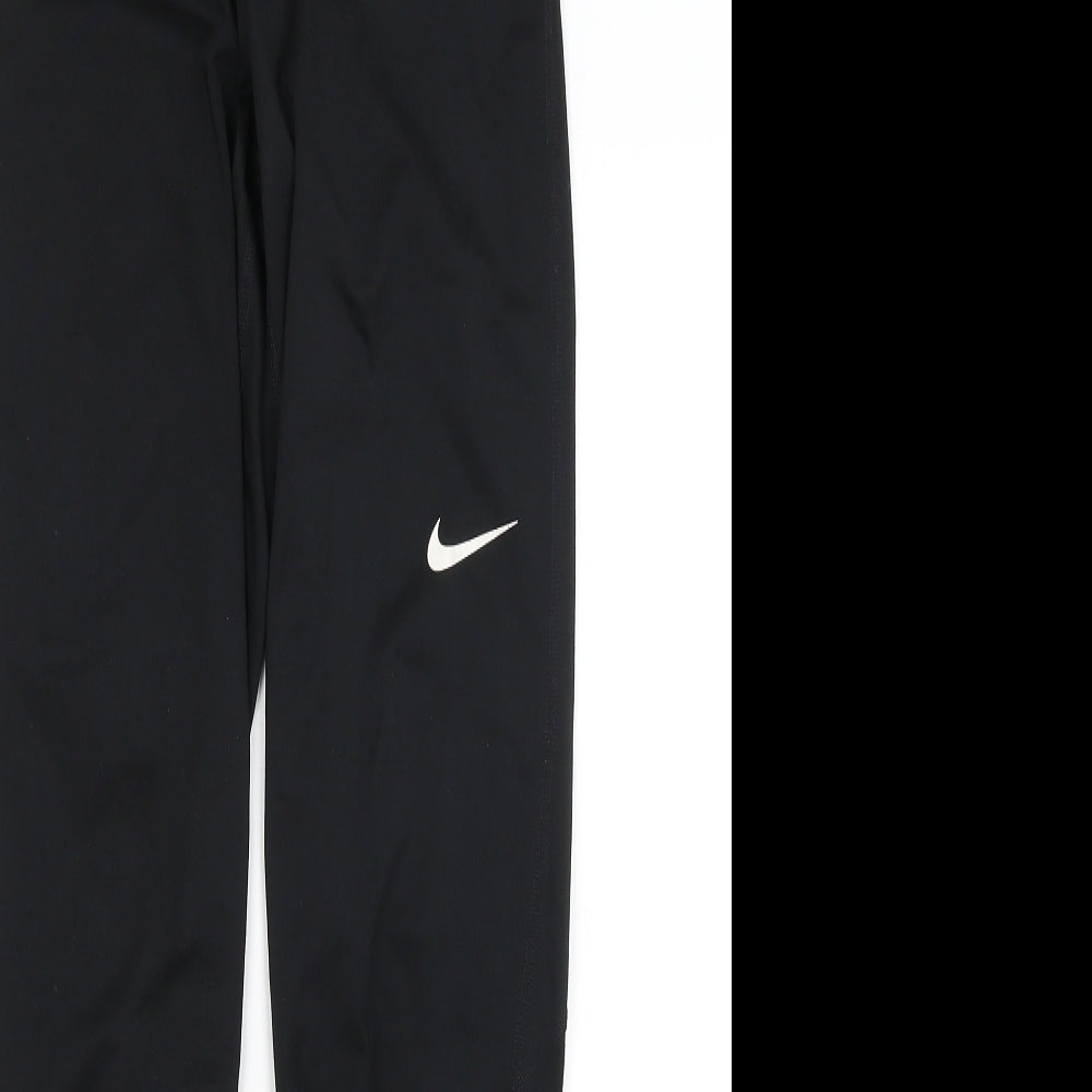 Nike Womens Black   Compression Leggings Size S L28 in