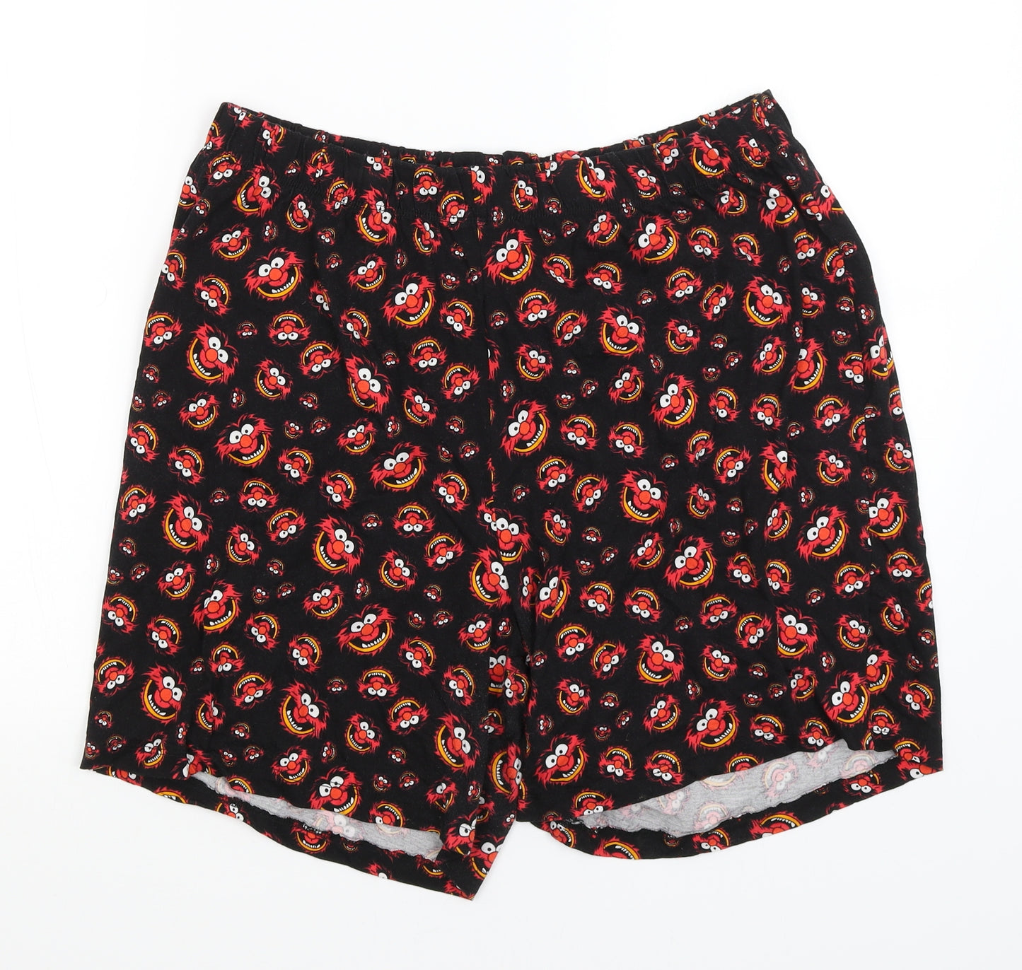 Disney Mens Black Solid   Pyjama Pants Size XL  - Animal