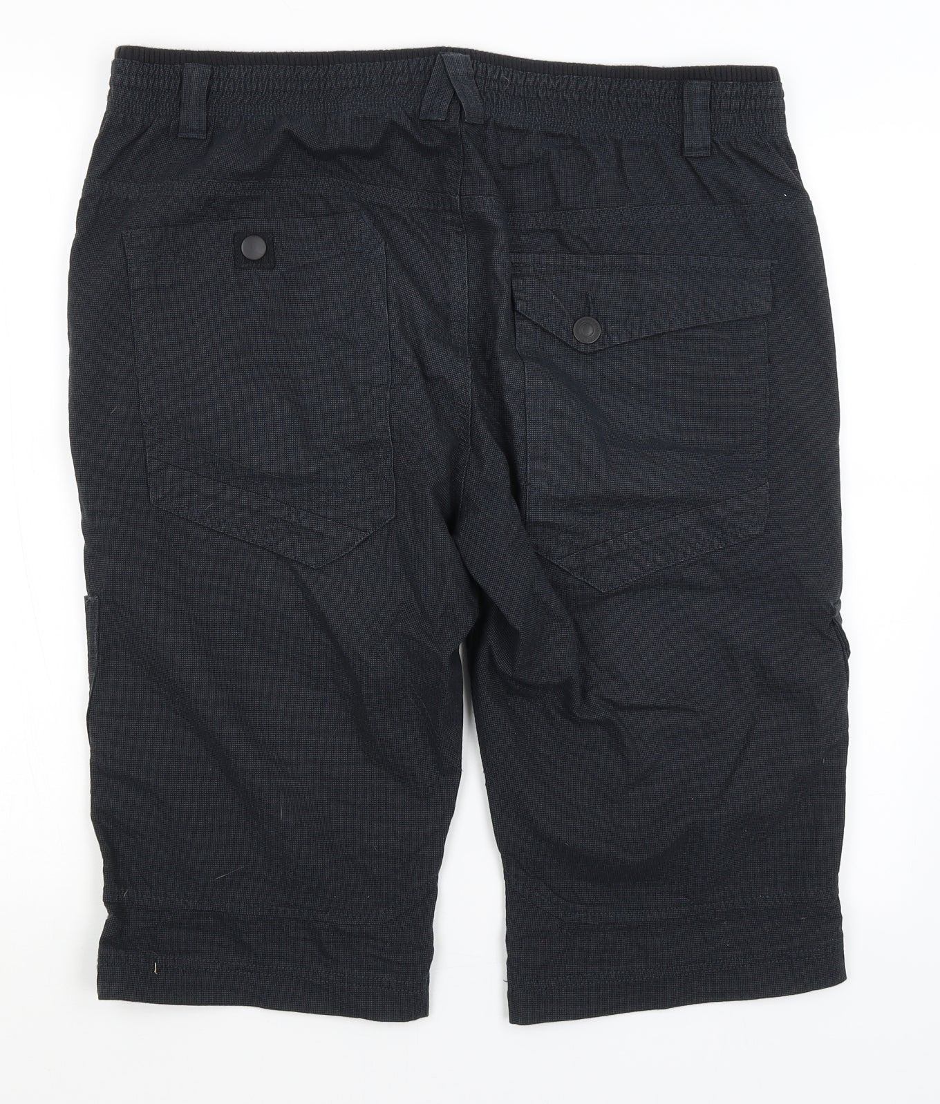 Peacocks Mens Black   Bermuda Shorts Size 38 in