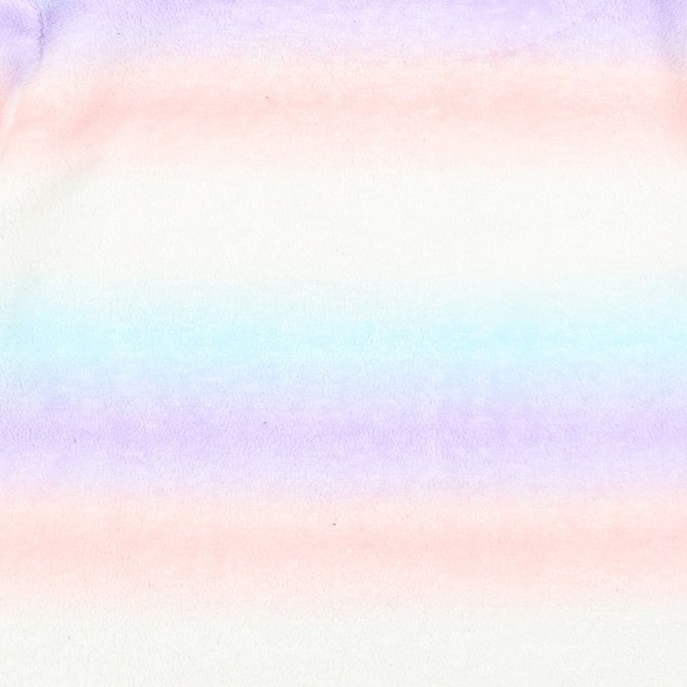 Just Like You Womens Blue Striped  Pullover Jumper Size M