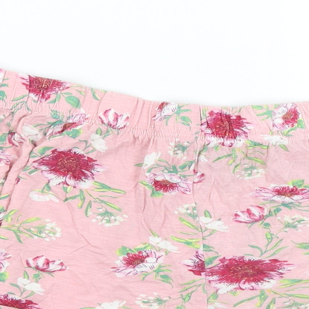 Studio Womens Pink Floral  Capri Pyjama Pants Size 20