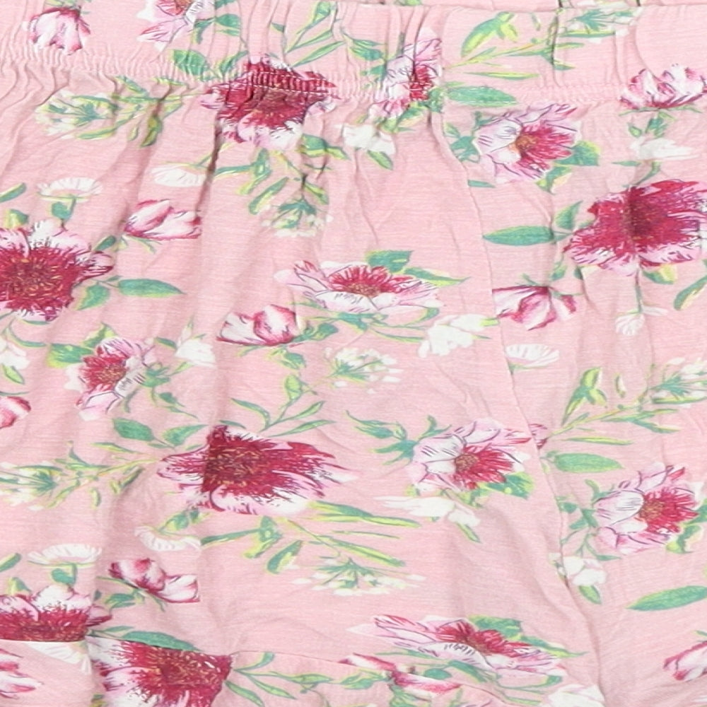 Studio Womens Pink Floral  Capri Pyjama Pants Size 20
