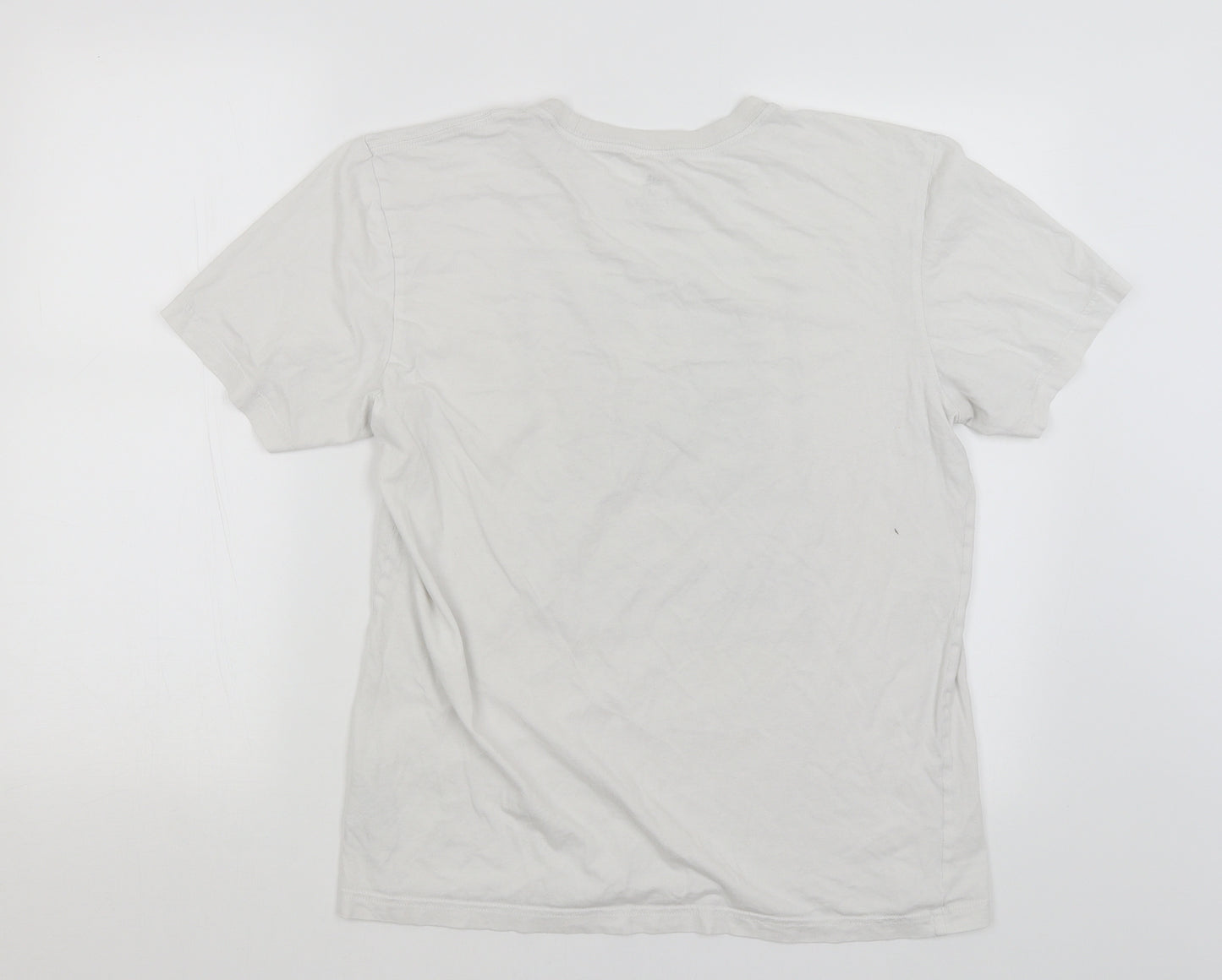 adidas Mens White    T-Shirt Size M