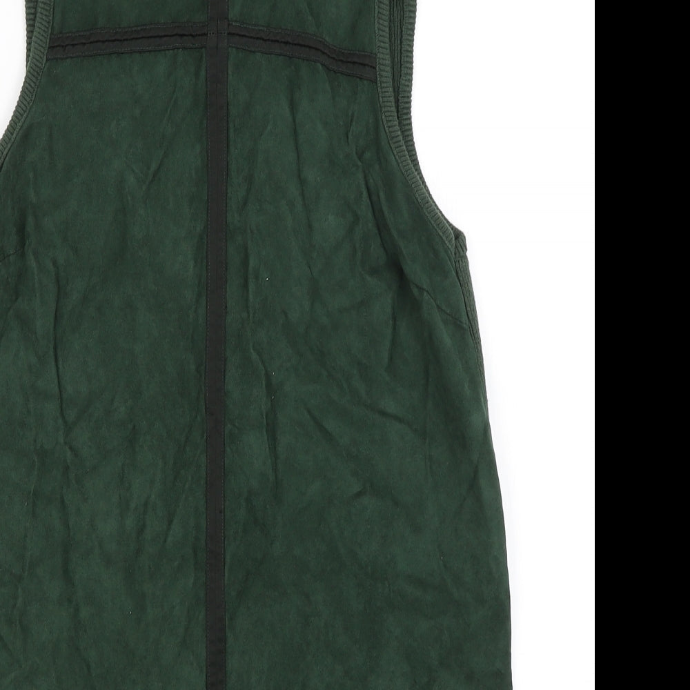Topshop Womens Green   Vest Jumper Size 12