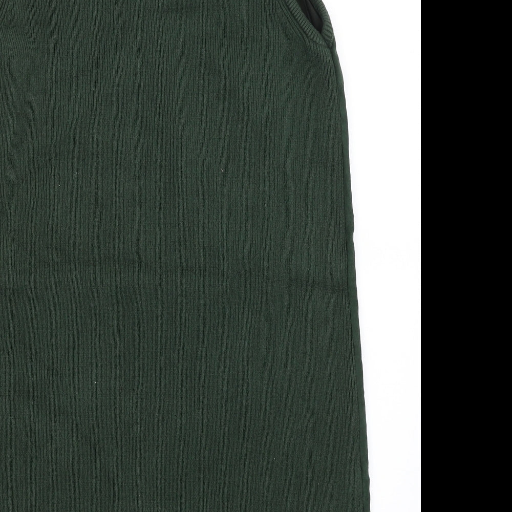 Topshop Womens Green   Vest Jumper Size 12