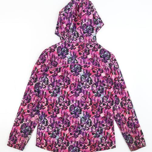 TU Girls Purple   Rain Coat Coat Size 11-12 Years