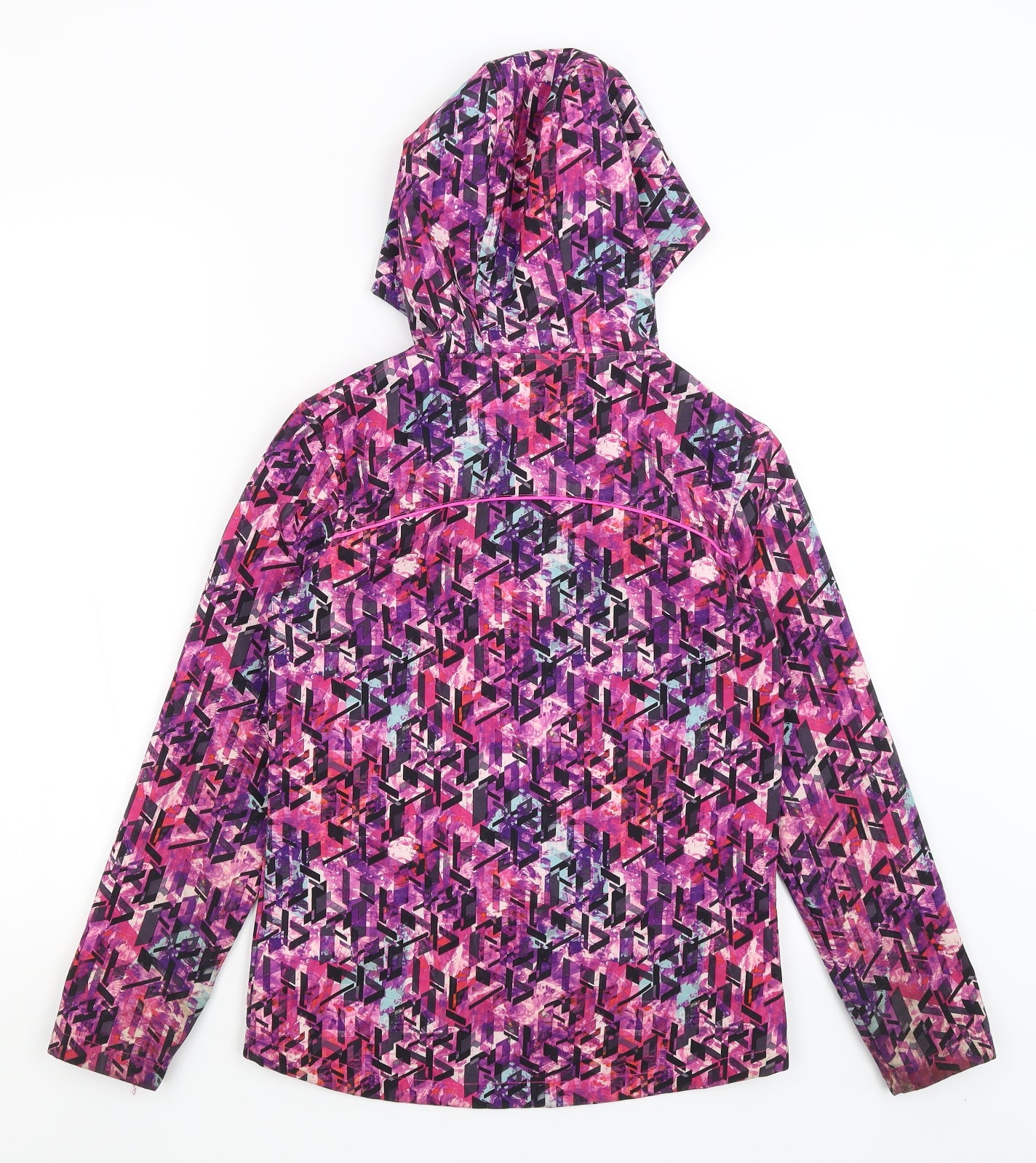 TU Girls Purple   Rain Coat Coat Size 11-12 Years