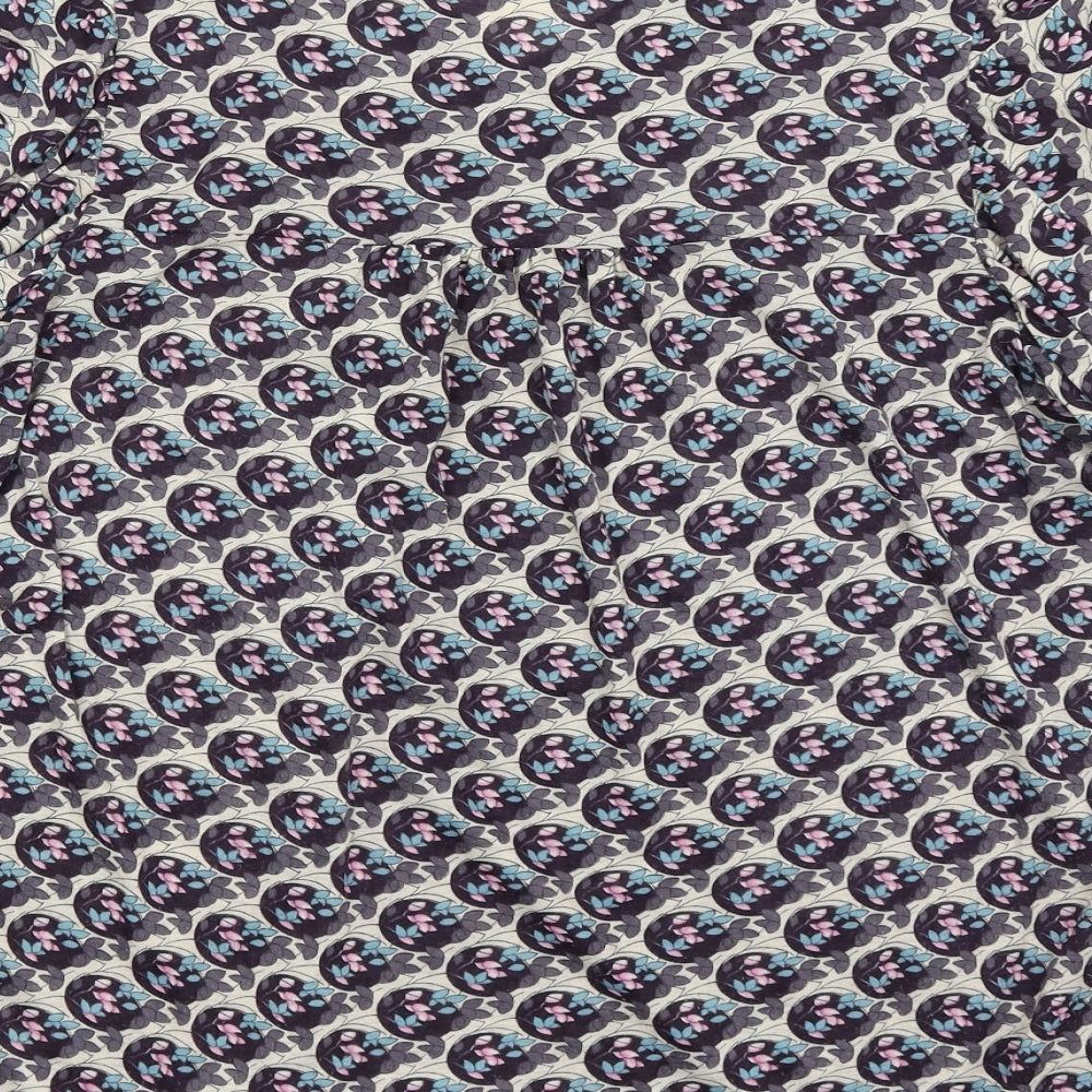 NEXT Womens Beige Floral  Basic Blouse Size 18