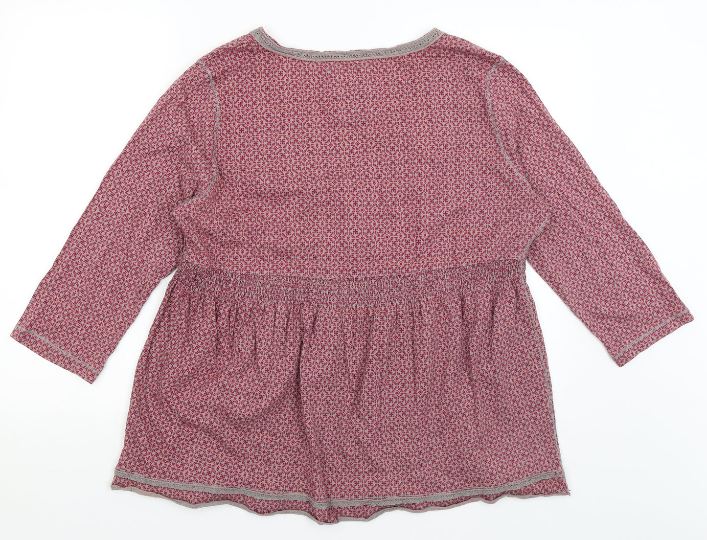 Mantaray Womens Pink   Basic T-Shirt Size 20