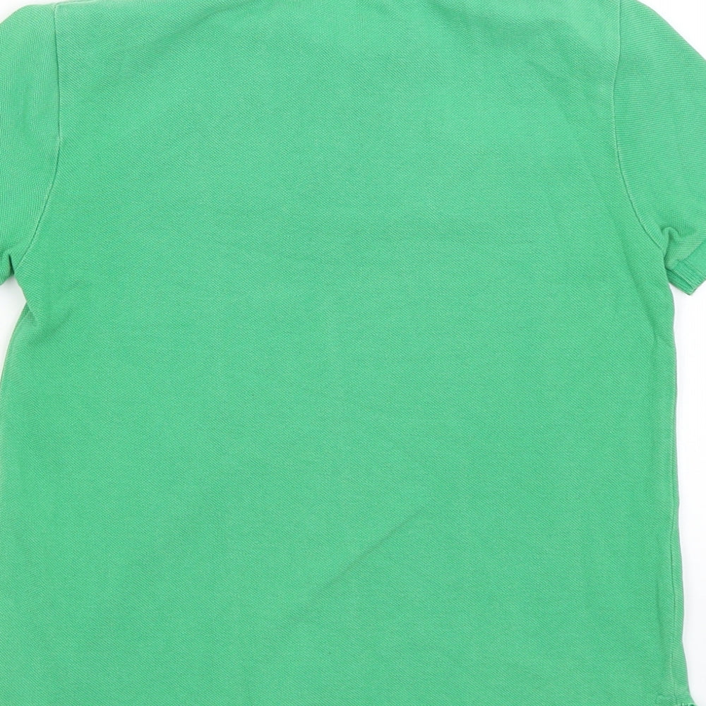 Preworn Boys Green   Basic Polo Size 8-9 Years