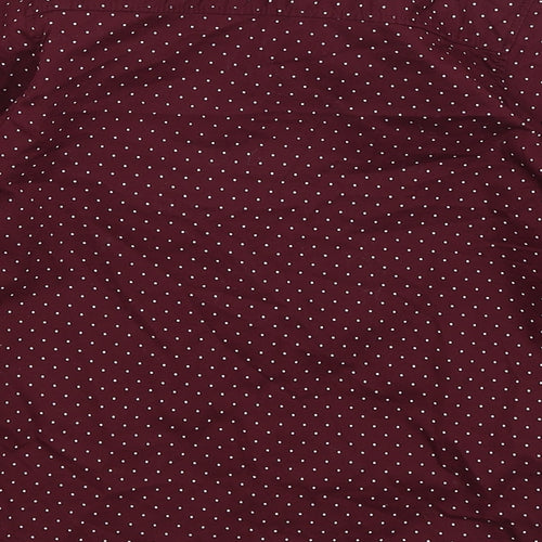 H&M Boys Red Spotted  Basic Button-Up Size 7-8 Years