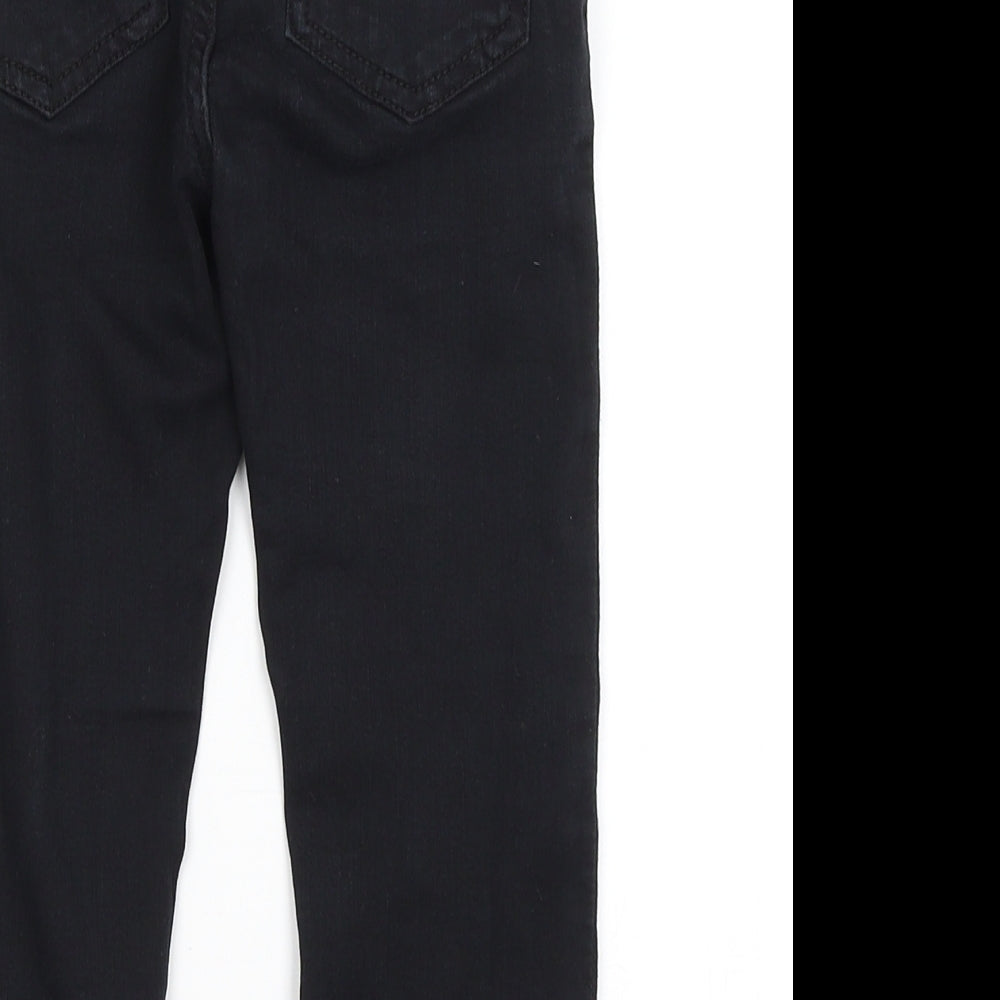 Matalan Boys Black   Straight Jeans Size 3-4 Years